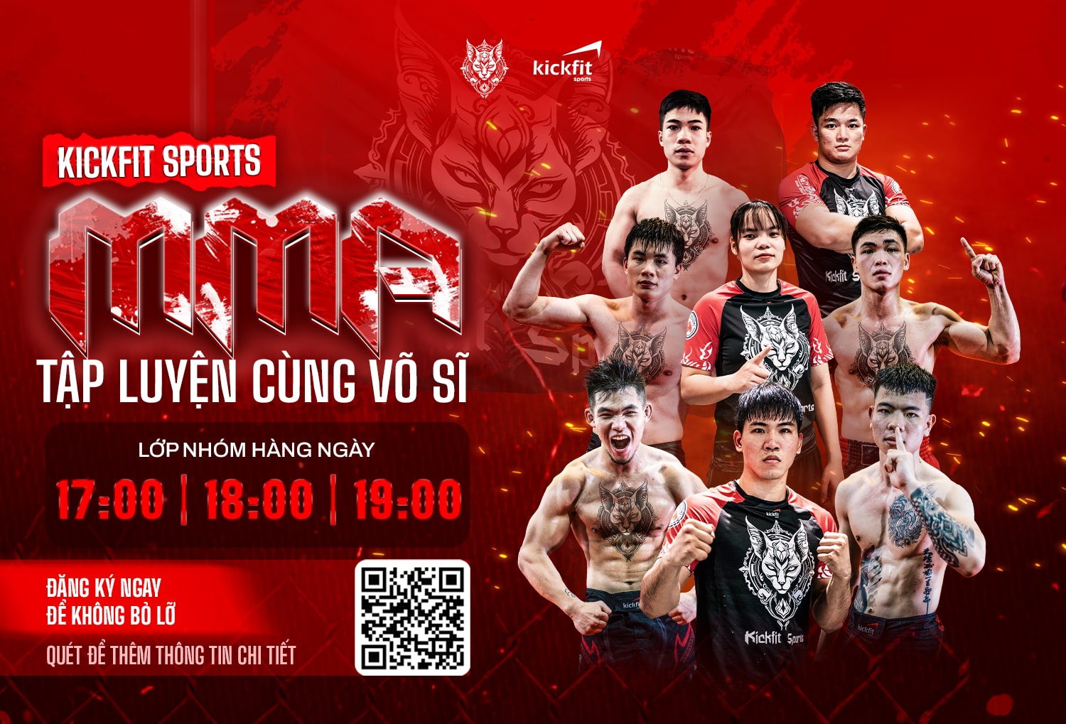 Ra mắt lớp Kickfit MMA – Tập luyện cùng võ sĩ